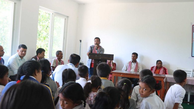 मेलम्ची नगरपालिका -१२ अनिवार्य तथा निशुल्क शिक्षा लागु भएको वडा घोषणा