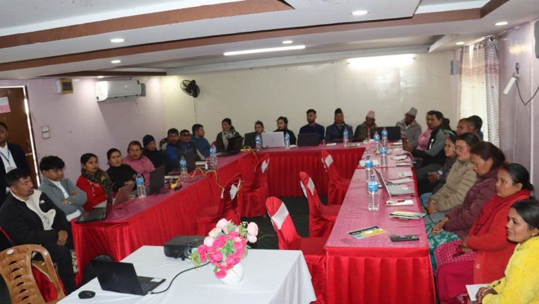 मेलम्चीमा ३ दिने CoPoMIS तालिम सुरु