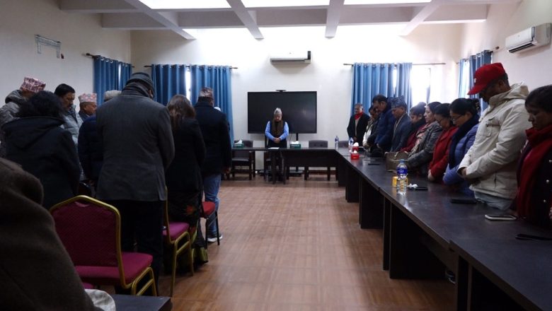 होमनाथ दाहालको निधनमा कांग्रेसद्वारा शोक प्रस्ताव पारित