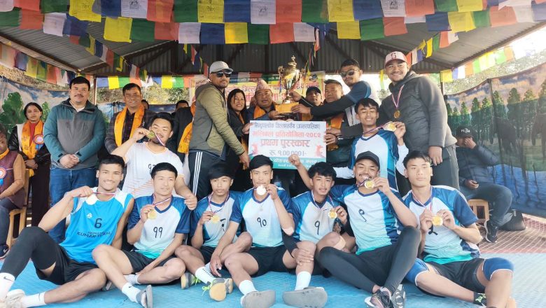 खेलकुदले जीवनलाई गतिशल, निरोगि र अनुशासित बनाउने ,नगर प्रमुख तामाङ