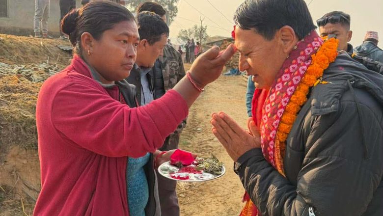 नेकपा एमालेका उम्मेदवार तामाङ चुनावी घरदैलो अभियानको क्रममा आज इन्द्रावती गाउँपालिकामा