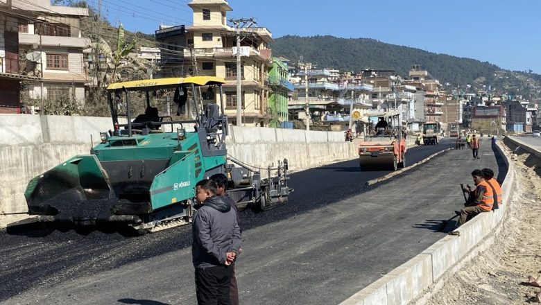 सूर्यविनायक–धुलिखेल सडक विस्तार : तीनवर्षमा ६७ प्रतिशत भौतिक प्रगति