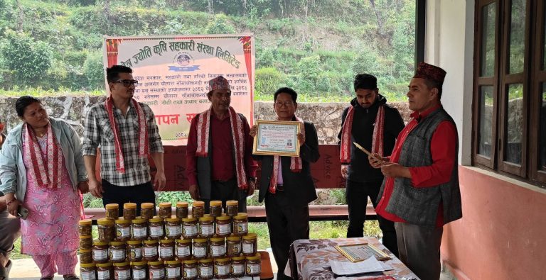 नेत्र ज्योति कृषि सहकारीद्धारा आयोेजित  तरकारी खेती तथा अचार बनाउने तालिम सम्पन्न
