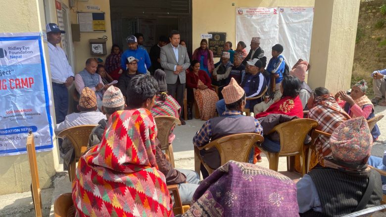 त्रिपुरासुन्दरीमा आँखा शिबीर ८७४ले सुबिधा पाए