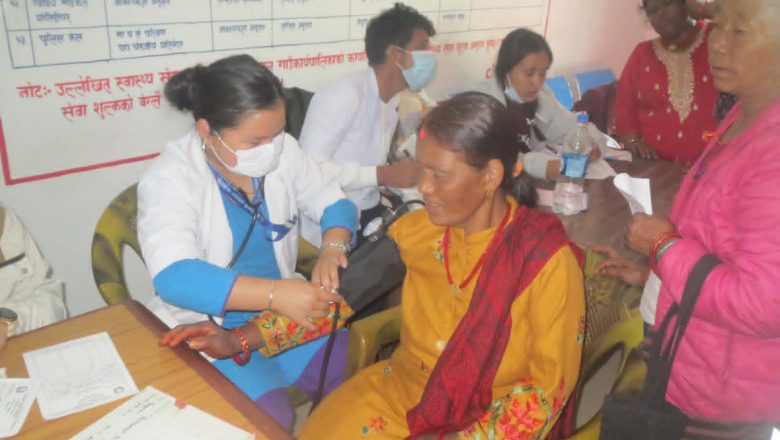 पाँचपोखरी थाङ्पालमा तीनदिने निःशुल्क स्वास्थ्य शिविर सम्पन्न