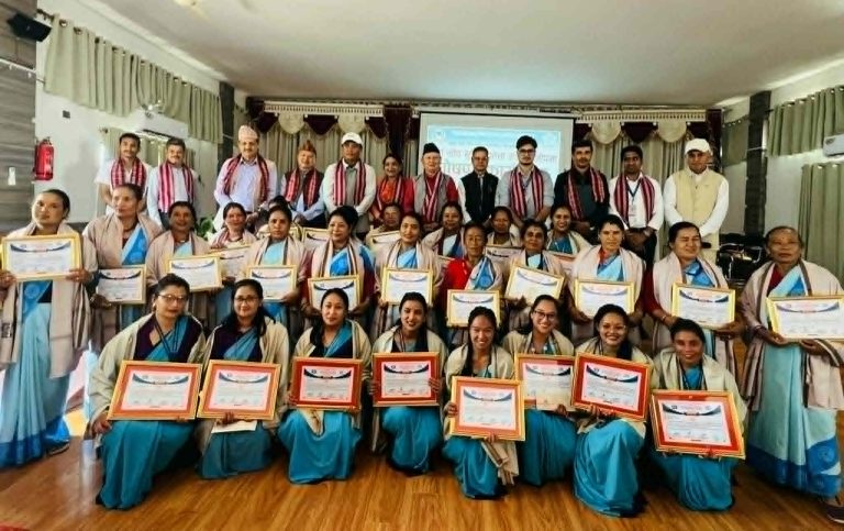पाँचपोखरी थाङपाल र इन्द्रावती गाउँपालिका पूर्णखोप सुनिश्चितता तथा दिगोपना घोषणा