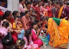 प्राचीन बनेपाको धार्मिक पहिचानः १२४ वर्षदेखि ‘कन्या–पूजा’