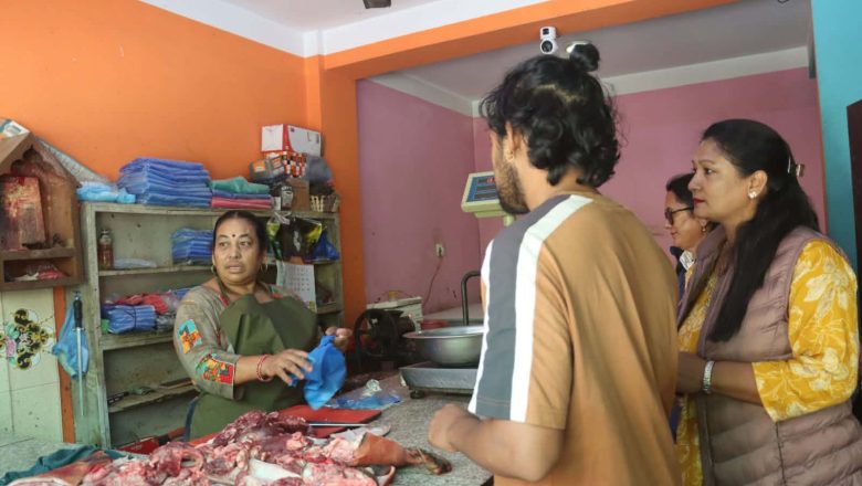 सुकुटे, साँगाचोकलगायत क्षेत्रमा मासु पसल तथा बधशालाको अनुगमन
